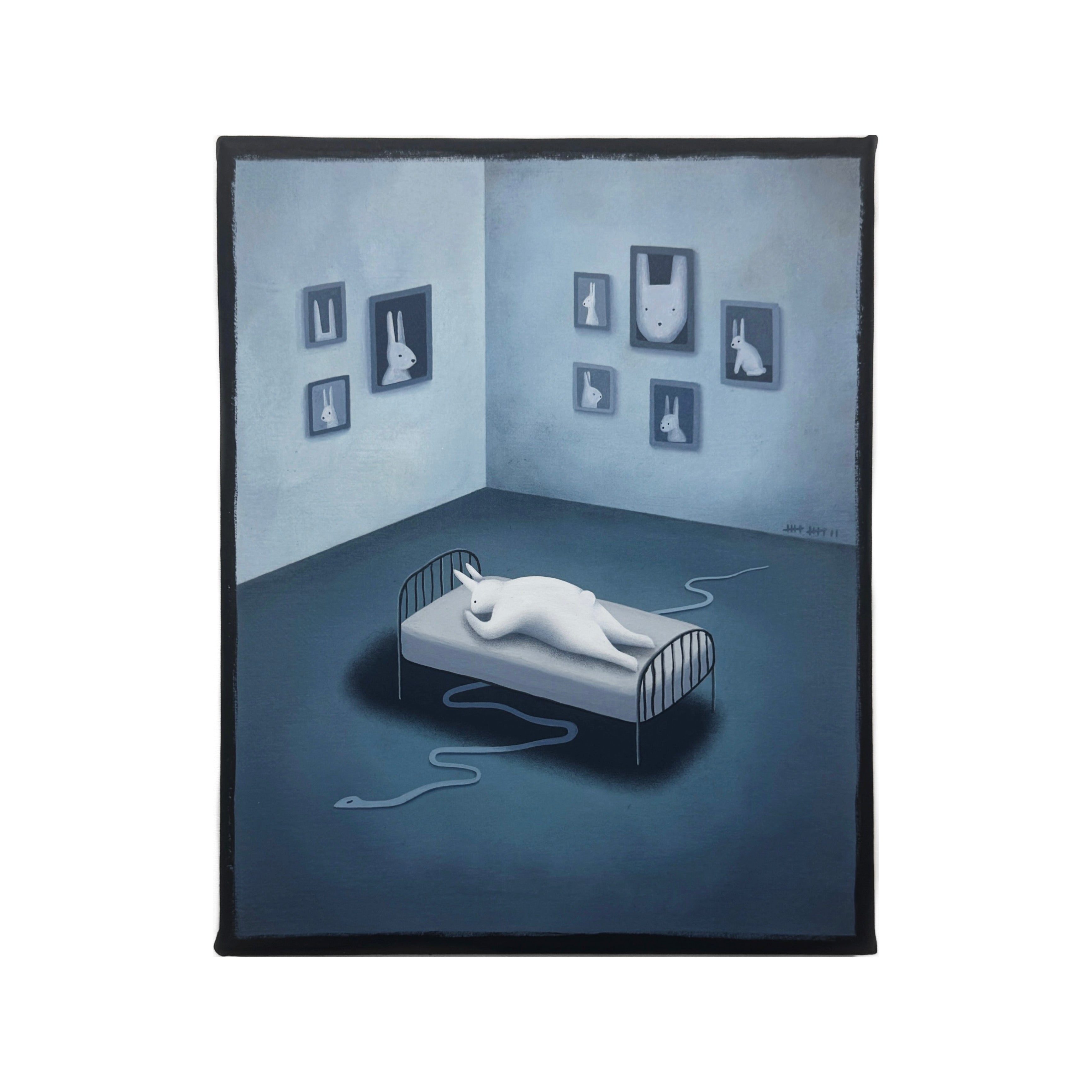 'You Expect Too Much Of Me' - original artwork - smallwhitemonster