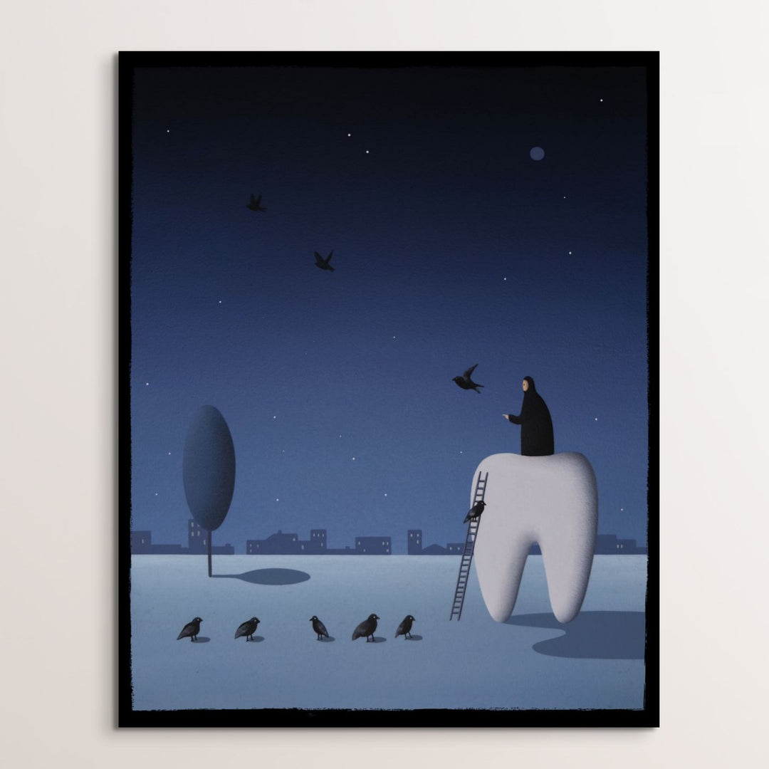 'Waiting To Be Let Go' - giclée fine art print – smallwhitemonster