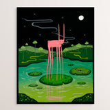 'Full Moon' - giclée fine art print