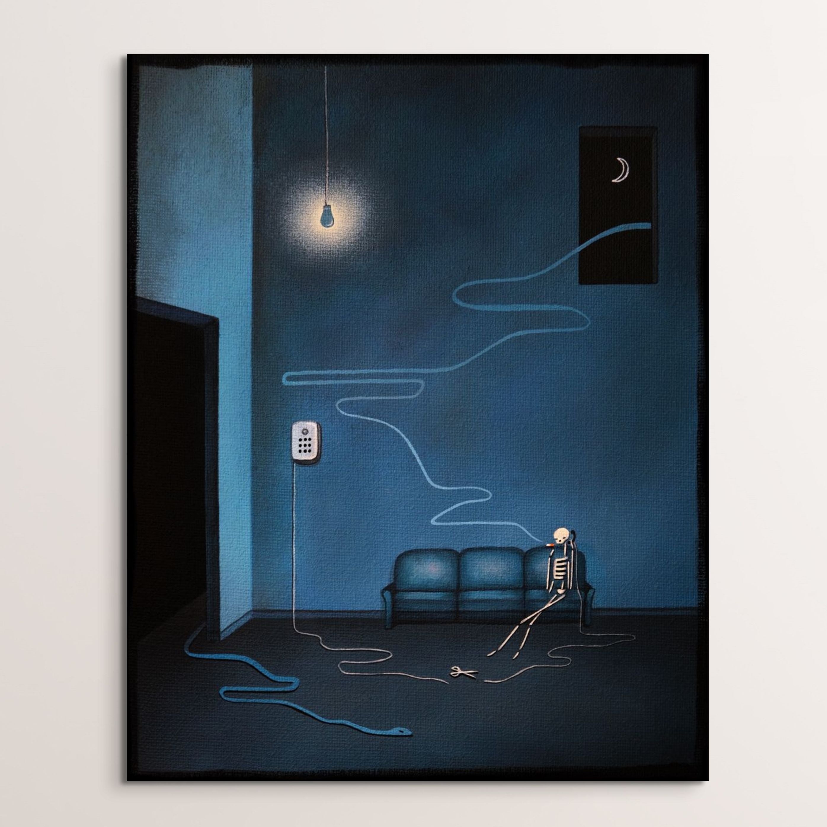 #39 Hung Up On You #39 giclée fine art print smallwhitemonster #39 Hung Up On You #39 giclée fine art print smallwhitemonster