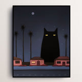 'Please Stop Feeding Our Cat' - giclée fine art print