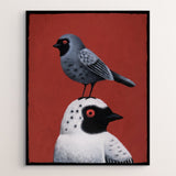 'Trying To See Eye To Eye' - giclée fine art print