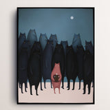 'You Won't Grow Flowers By Staring At Mine' - giclée fine art print