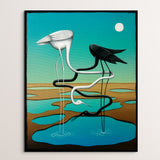 'Necks' - giclée fine art print