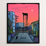 ‘Neighbourhood Watch’ - giclée fine art print