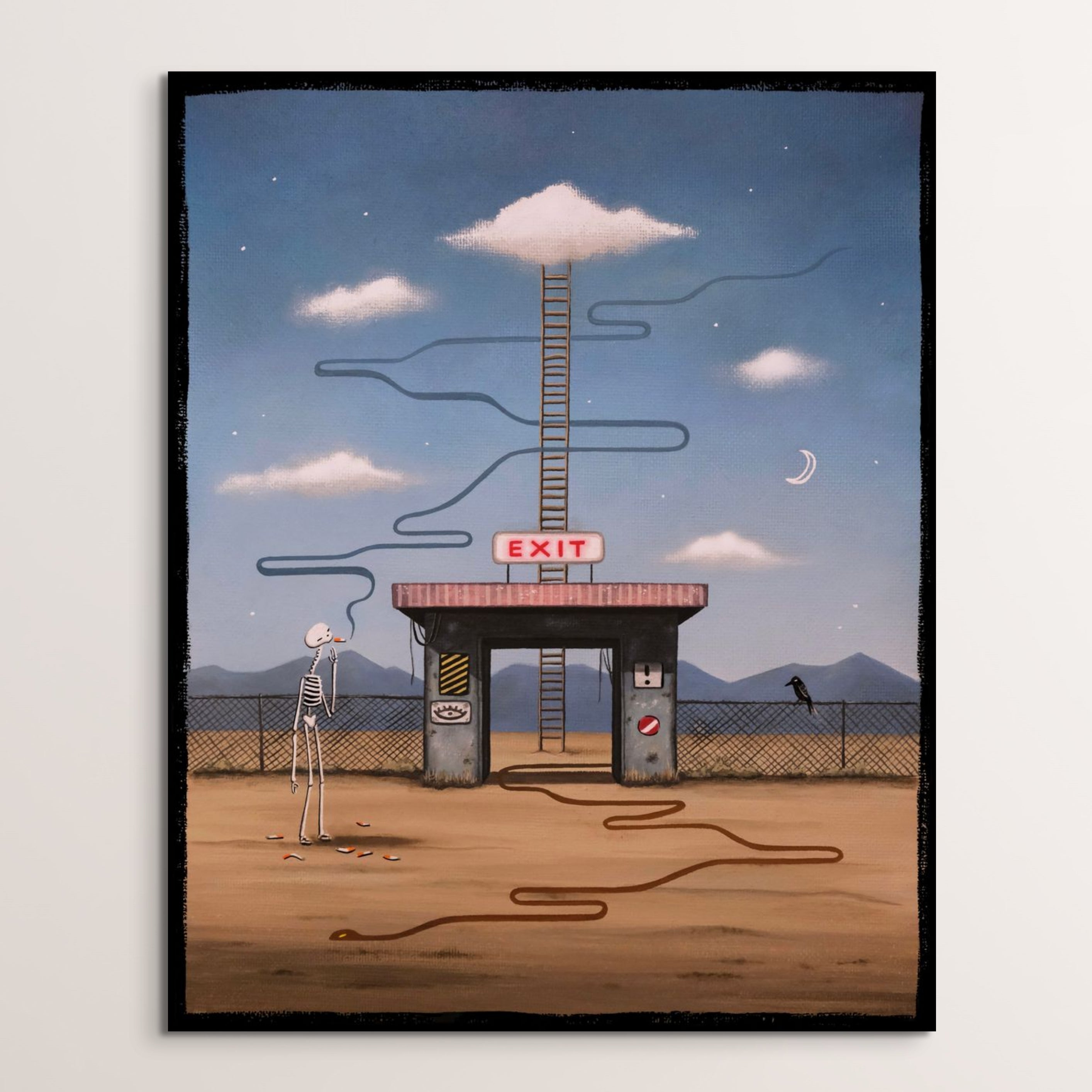 Life Left 'Too Much Life Left To Live' - giclée fine art print – smallwhitemonster